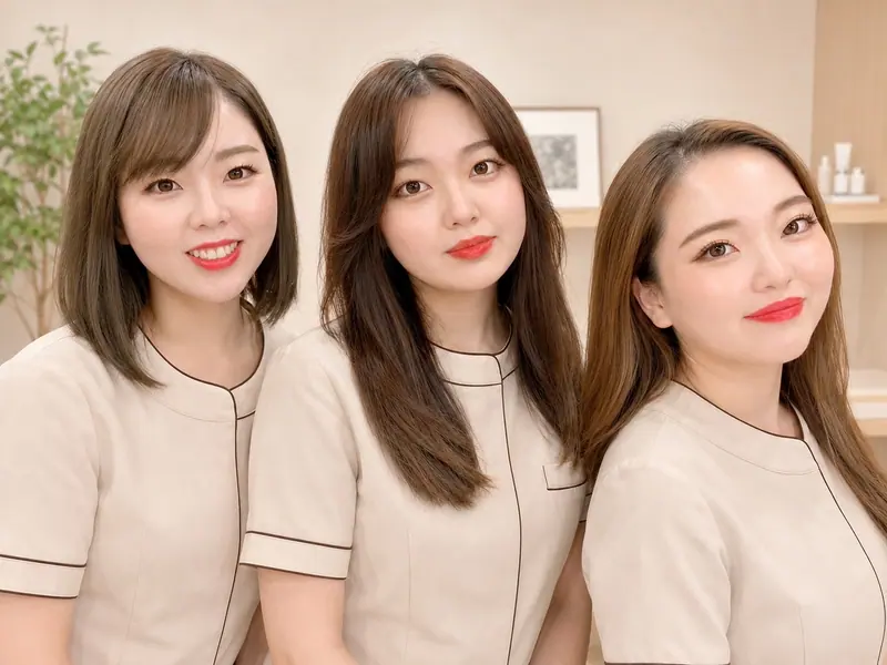 Beauty salon Là のスタッフ3名